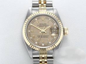 Thumbnail von Rolex Lady-Datejust Edelstahl Gelbgold 750 Diamanten Automatik Stainless Steel 18kt Yellow Gold Stahl Damen Jubilé-band Chronometer Oyster