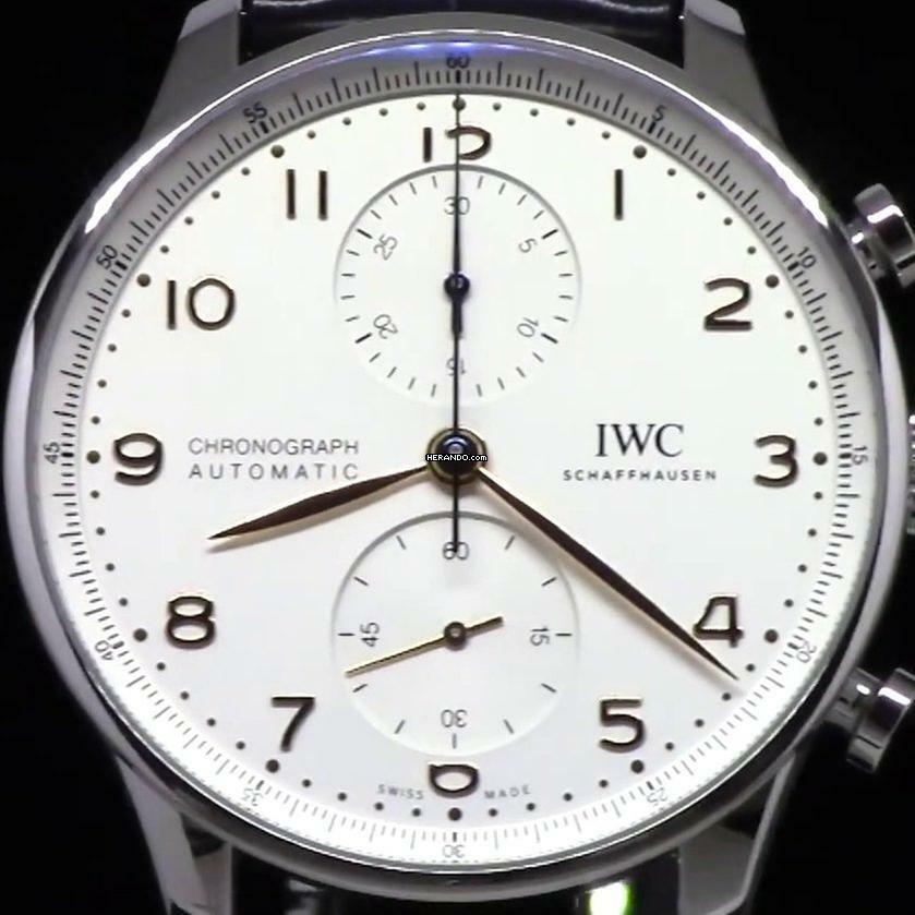 IWC Portugieser Chronograph Chronographe Portugais NEUF EN ENSEMBLE COMPLET