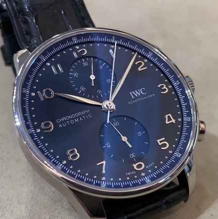 IWC Portoghese Chronograph NUOVO SET COMPLETO