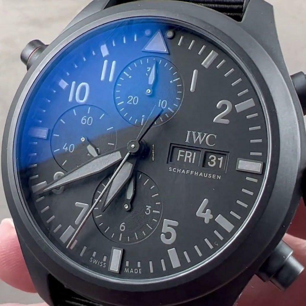 Reloj de piloto IWC con doble cronógrafo NUEVO SET COMPLETO