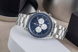 Thumbnail von Omega Speedmaster Professional Moonwatch Tokyo 2020 Blue Chronograph Ref. 522.30.42.30.03.001