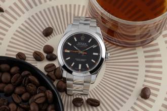 Thumbnail von Rolex Milgauss Black Dial Stahl Automatik Herrenuhr Ref. 116400 V-Serie B&P 2009
