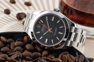 Thumbnail von Rolex Milgauss Black Dial Stahl Automatik Herrenuhr Ref. 116400 V-Serie B&P 2009