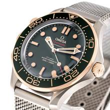 Thumbnail von Omega Seamaster Diver 300 M Or Blanc Sur Titan – 210.90.42.20.10.001 – NEUF & Non porté – Ensemble complet jusqu'en 02/2026