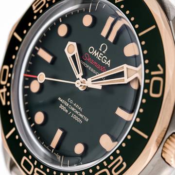  Omega Seamaster Diver 300 M Gold On Titan – 210.90.42.20.10.001 – NEW & Unworn – 02/2026 Full Set 