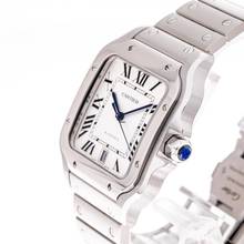 Thumbnail von Cartier Santos De Cartier 40x47 Wit – WSSA0018 – NIEUW & Onverkocht – 02/2026 Compleet set