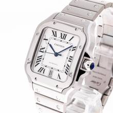 Thumbnail von Cartier Santos De Cartier 40x47 Wit – WSSA0018 – NIEUW & Onverkocht – 02/2026 Compleet set