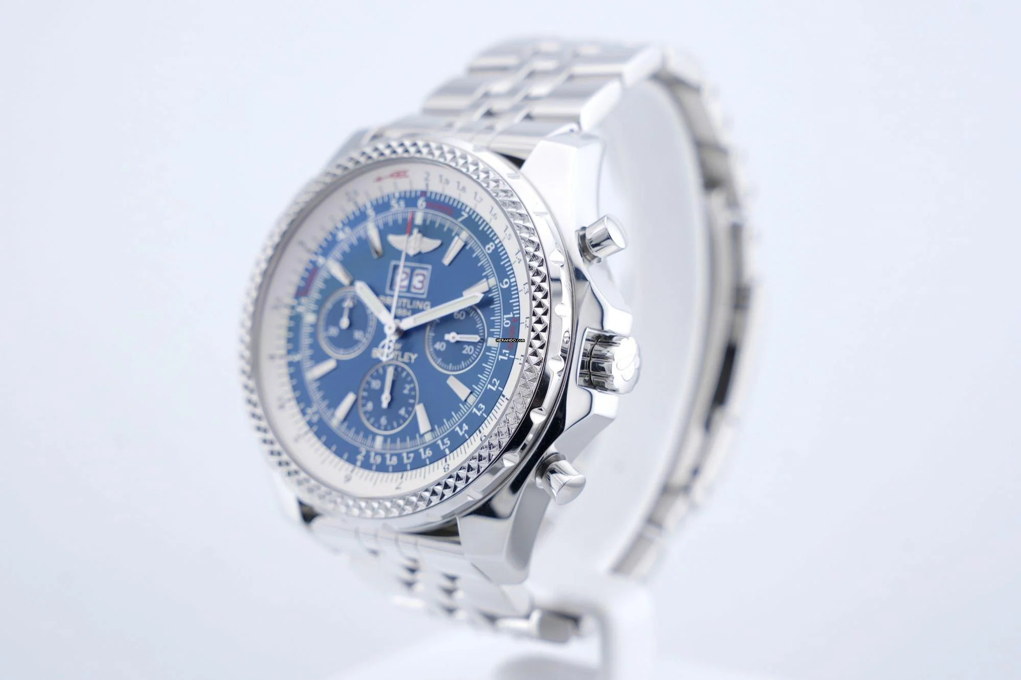 Breitling Bentley 6.75 For Bentley - Big Date - Blue Dial - 24 Months Warranty A4436212/C652 2008