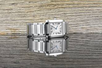 Thumbnail von Cartier Tank Française Quarz 2465 Medium / Mide Size