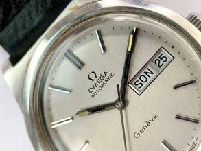 Thumbnail von Omega Genève Vintage Automatic Automatik Day Date 1860169 Steel 1860169