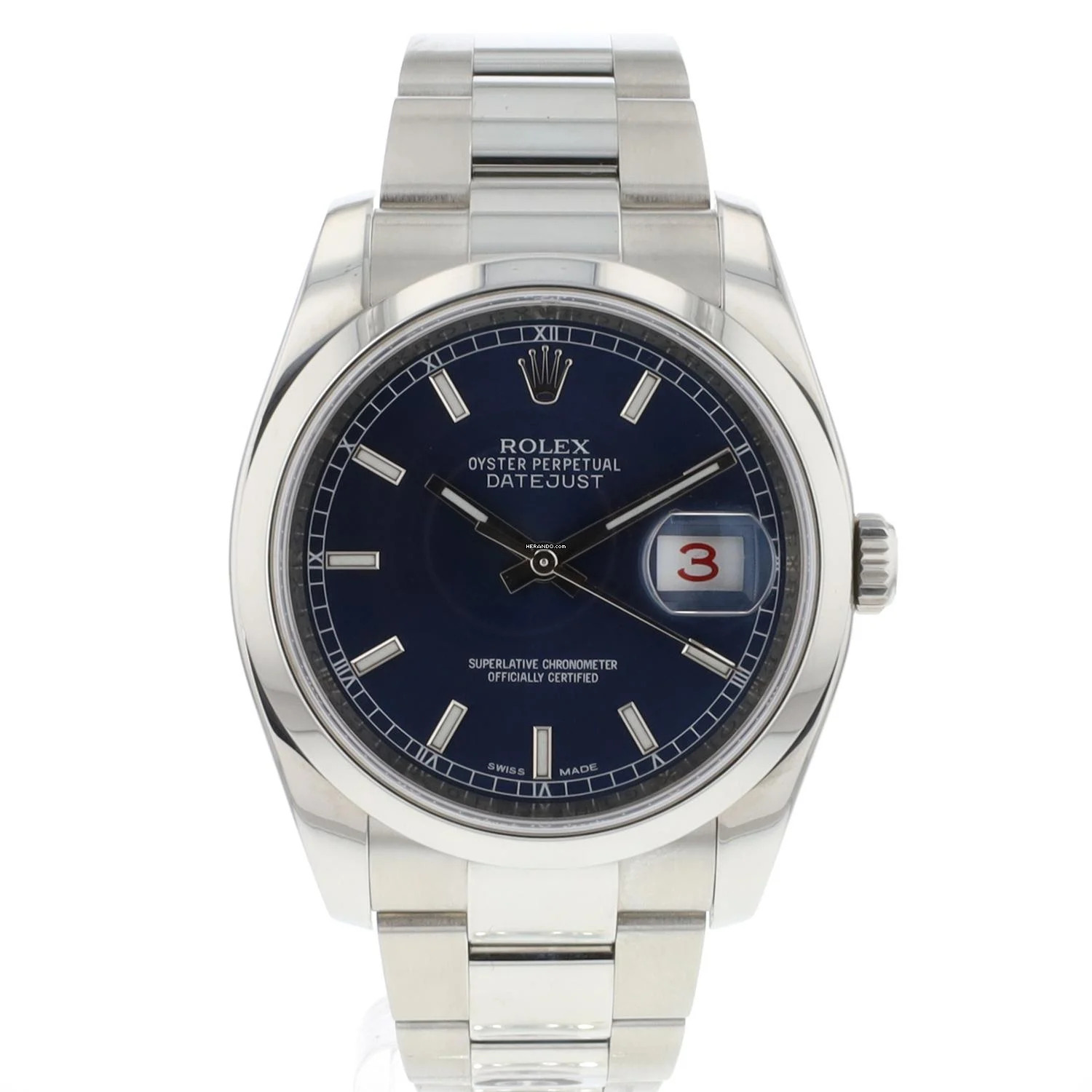 Rolex Datejust 36 Blue Roulette Dial
