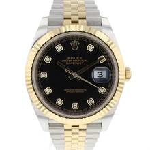 Thumbnail von Rolex Datejust 41 Steel Gold Jubilee Black Diamond Dial