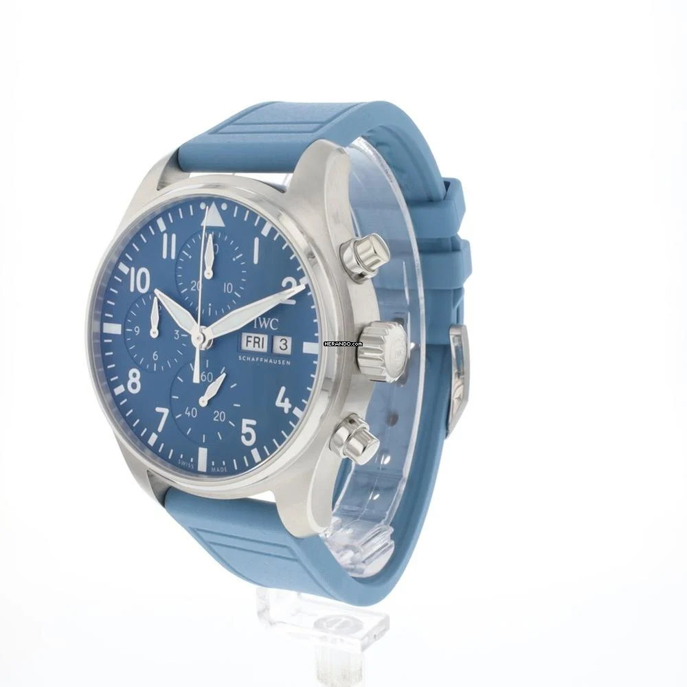 IWC Fliegeruhr Chronograph Pilot's Watch Chronograph Blue 99,9% NEW