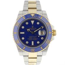 Thumbnail von Rolex Submariner Date Steel/Gold Blue Diamond Dial