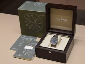 Thumbnail von Audemars Piguet Royal Oak Jumbo jumbo” Extra Thin 39mm Blue Dial Like New Full Set