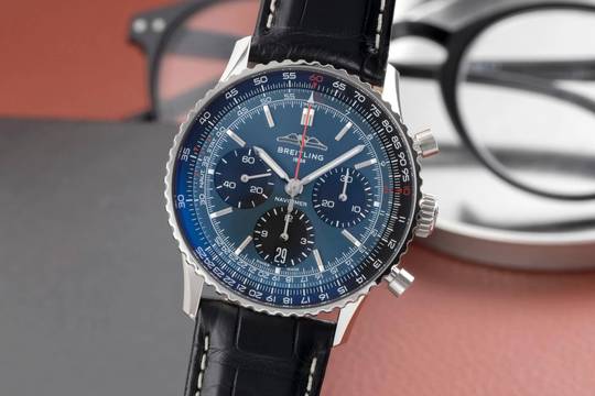  Breitling Navitimer 1 B01 Chronograph Stahl Automatik Ref. AB0139241C1P1 B&P 2024 