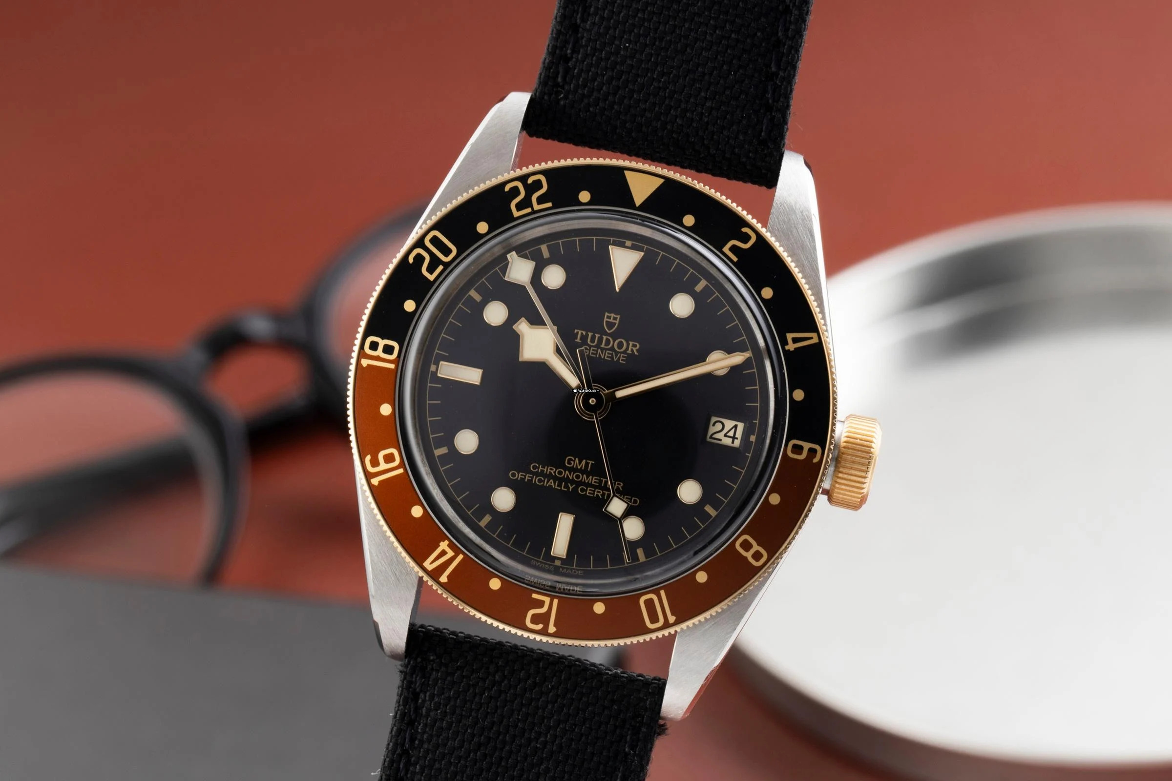 Tudor Black Bay GMT Stahl / Gold Automatik Herrenuhr Ref. 79833MN-0004 B&P 2023