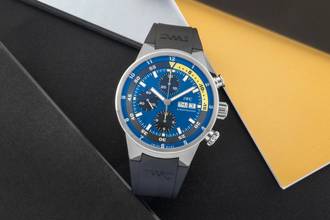 Thumbnail von IWC Aquatimer Chronograph Tribute to Calypso Stahl Automatik Herrenuhr Ref. IW378203 B&P