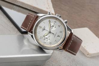 Thumbnail von Longines Avigation Chronograph Automatik Edelstahl Herrenuhr Ref. L2.620.4