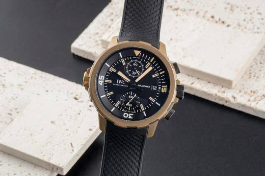  IWC Aquatimer Chronograph Expedition Charles Darwin Bronze Ref. IW379503 B&P 