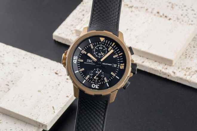  IWC Aquatimer Chronograph Expedition Charles Darwin Bronze Ref. IW379503 B&P 