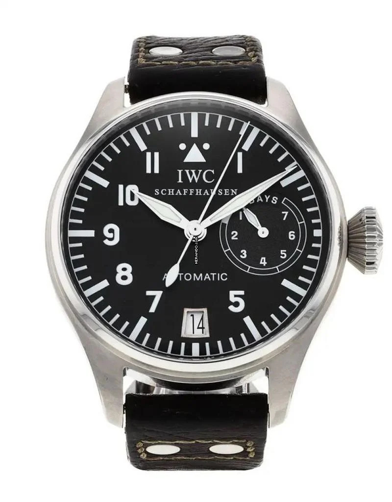 IWC Große Fliegeruhr Big Pilot 7 Days - 46MM - 24 Months Warranty IW500201