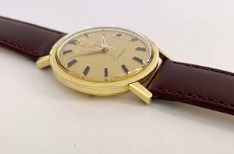 Thumbnail von Omega Constellation Solid Gold Vollgold De Luxe Vintage Automatic Automatik ref 168004 168004