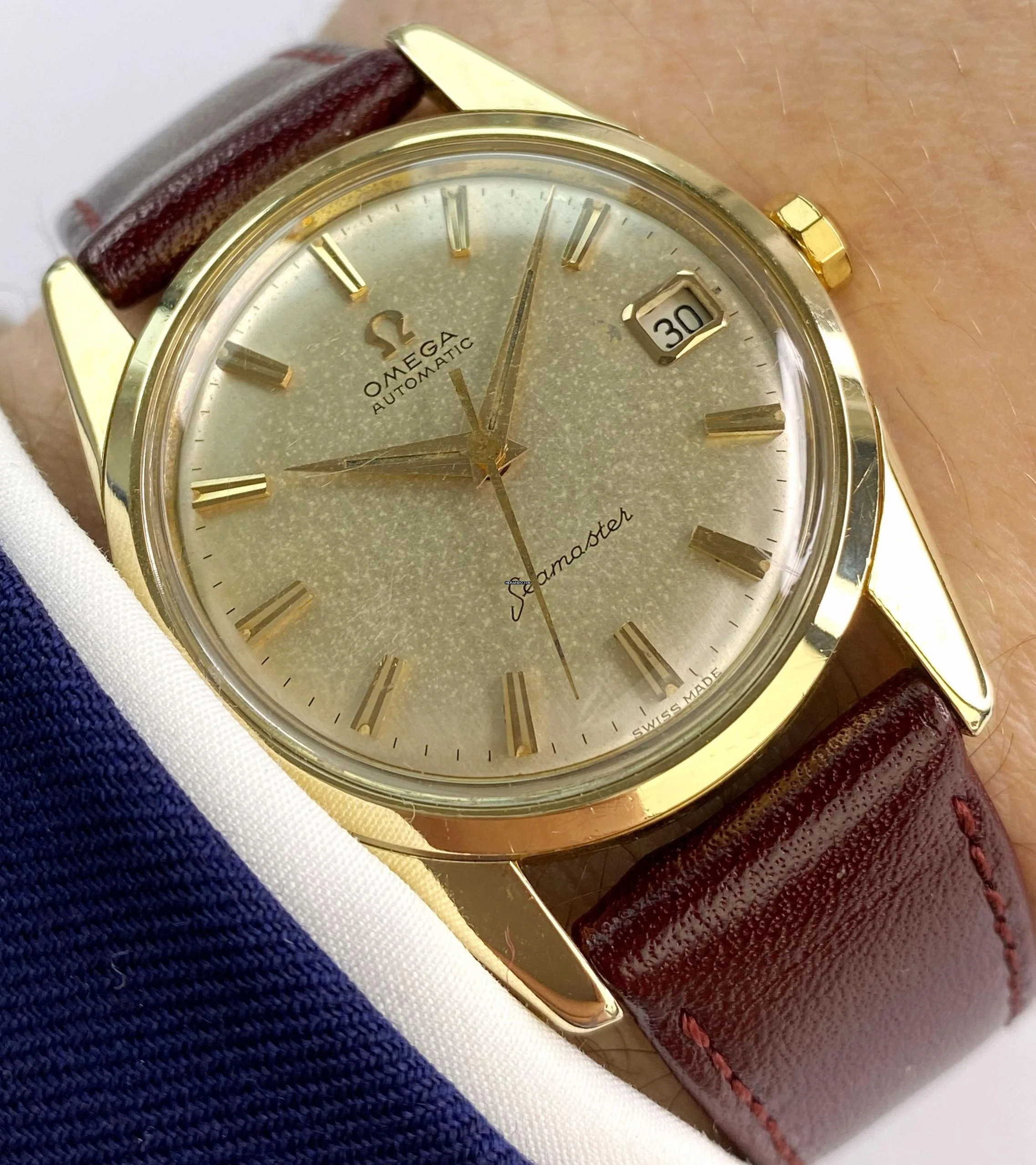 Omega Seamaster Serviced Seamaster Vintage Automatic Automatik ref 14701 Date 14701