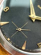 Thumbnail von Omega Classic Vintage Rare Black Honeycomb Dial Unrestored Serviced 35mm 2605 2605