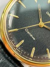 Thumbnail von Omega Genève Serviced Geneve Vintage Black Restored Dial 131019 131019