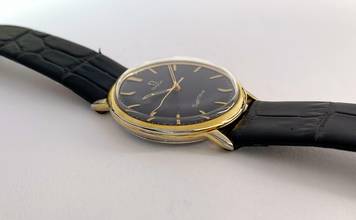 Thumbnail von Omega Genève Serviced Geneve Vintage Black Restored Dial 131019 131019