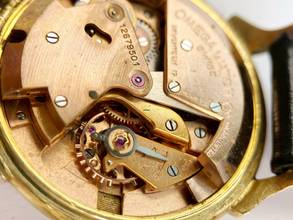 Thumbnail von Omega Bumper Gold Plated 33mm Vintage Automatik Automatic Bumper 6239