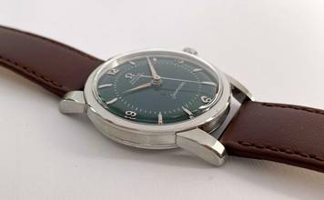 Thumbnail von Omega Seamaster Custom Green Dial Seamaster Vintage Automatic Automatik ref 2846 Fat Lugs 2846