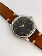 Thumbnail von Omega Classic Vintage Art Deco 35mm Black Gilt Dial Serviced