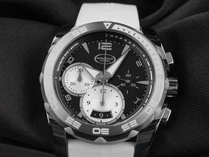 Thumbnail von Parmigiani Fleurier Pershing Ref.PFC528-0010300 2012 Full Set wie Neu Vintage Pershing Kautschuk Faltschließe