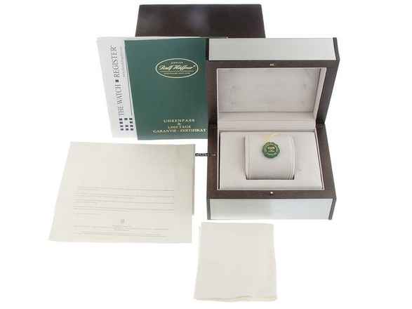  Parmigiani Fleurier Pershing Ref.PFC528-0010300 2012 Full Set wie Neu Vintage Pershing Kautschuk Faltschließe 