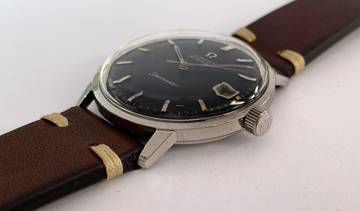 Thumbnail von Omega Seamaster Serviced Seamaster Vintage Automatic Automatik ref 166001 Restored Black Dial 166001