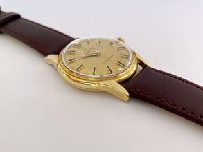 Thumbnail von Omega Constellation Solid Gold Vollgold De Luxe Vintage Automatic Automatik 14394 14393