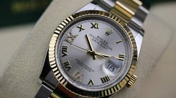 Thumbnail von Rolex Datejust 36 Steel Gold - Silber XIIV - New - Fullset - 07/2021