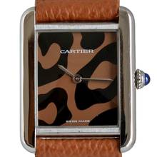 Thumbnail von Cartier Tank Solo 3170 Panthère Leopard dial very rare