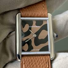 Thumbnail von Cartier Tank Solo 3170 Panthère Leopard dial very rare
