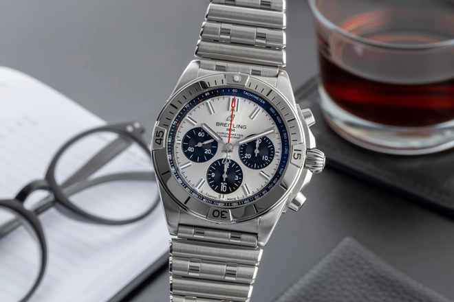  Breitling Chronomat 42 B01 Chronograph Stahl Automatik AB0134101G1A1 