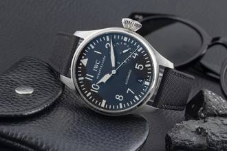 Thumbnail von IWC Große Fliegeruhr Schaffhausen Big Pilot 7 Days Automatik Stahl Herrenuhr Ref. IW500401