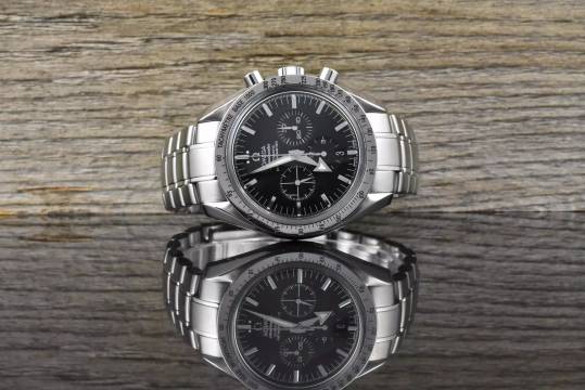  Omega Speedmaster Broad Arrow 3551.50.00 Black Dial Automatik - Full Set 2002 
