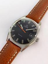 Thumbnail von Omega Genève Serviced Geneve Vintage Automatic Automatik Black Dial Red Hand 166041 166041