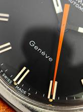 Thumbnail von Omega Genève Serviced Geneve Vintage Automatic Automatik Black Dial Red Hand 166041 166041