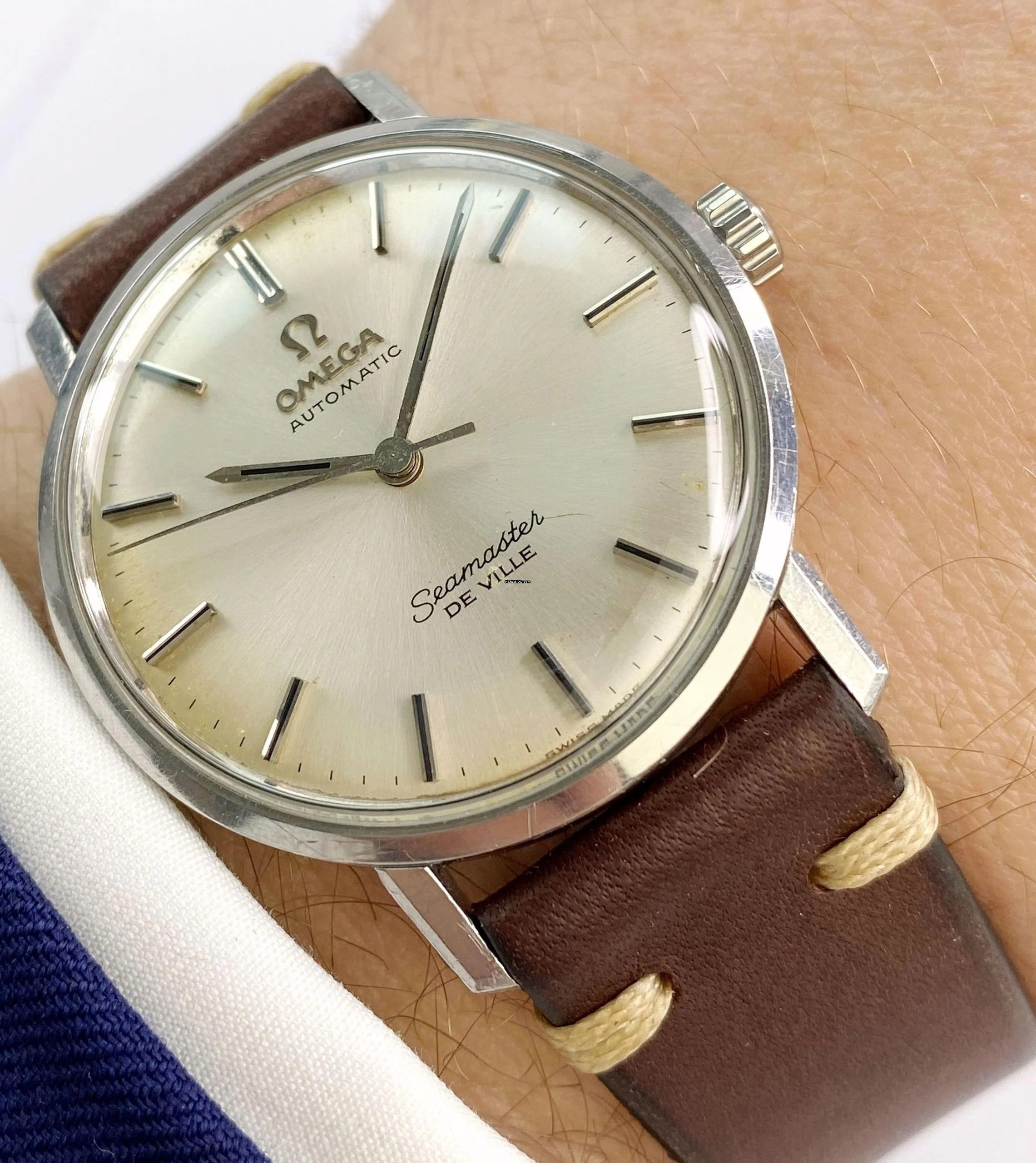 Omega Seamaster DeVille Serviced Seamaster De Ville Vintage Automatic Automatik No Date
