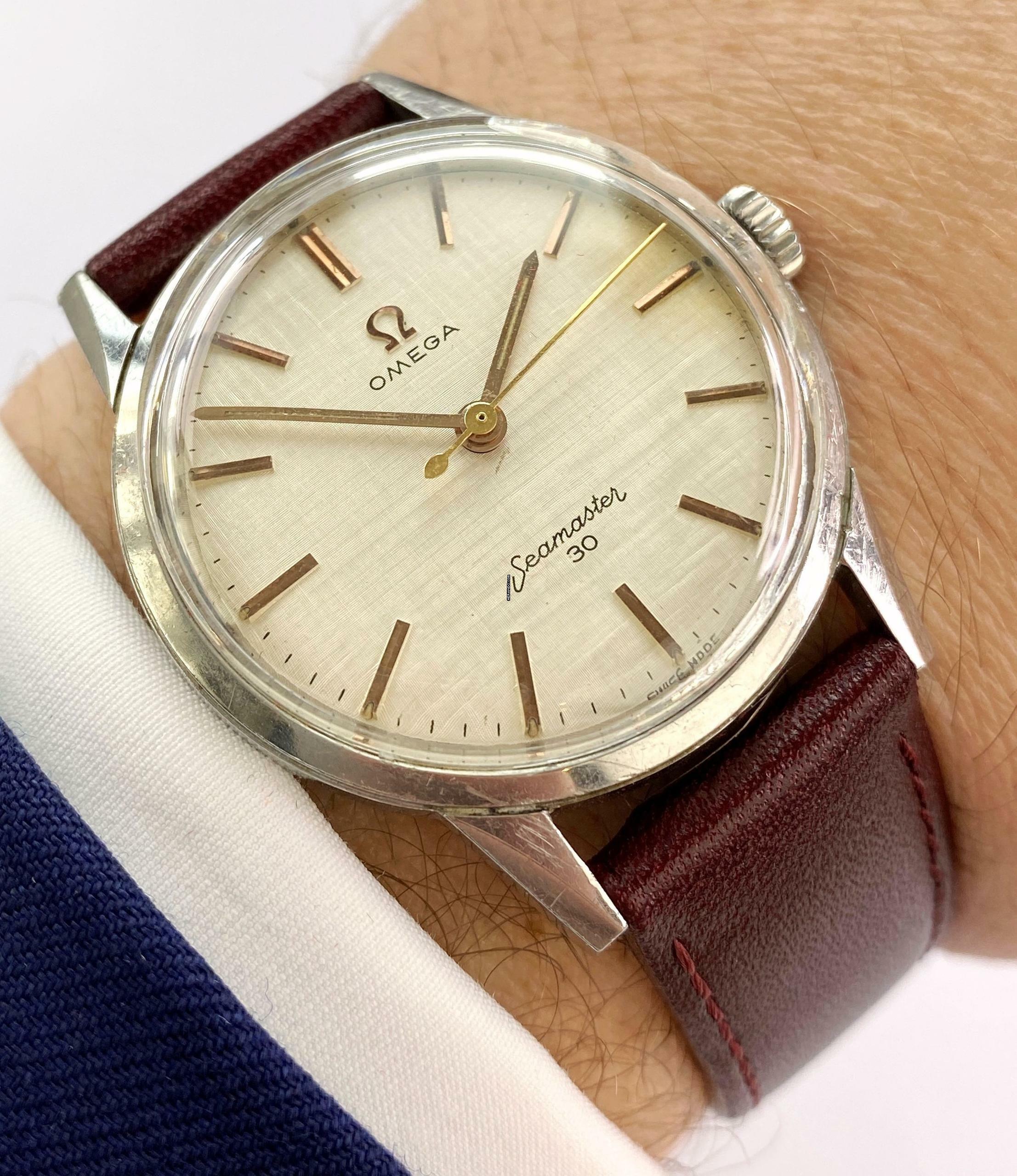 Omega Seamaster 30 Vintage Linen Dial ref 135.003 135003