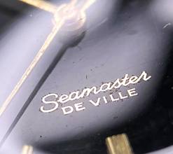 Thumbnail von Omega Seamaster DeVille Serviced Seamaster De Ville Vintage Automatic Automatik Black Gilt Dial