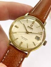 Thumbnail von Omega Seamaster DeVille De Ville Vintage Automatic Automatik Linen Dial